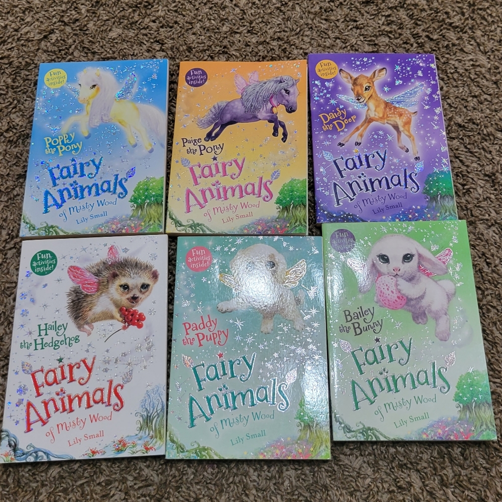 Misty Wood Fairy Animals Book LOT of 6